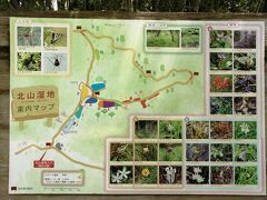 北山湿地のマップ。左下が現在地。
湿地が点在しているようです。そして一周できる遊歩道もあるみたい。
行ってみましょう。
↓ここからパンフが手に入ります。
https://www.city.okazaki.lg.jp/1100/1108/1155/p002753.html
