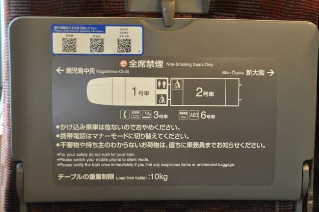 　最後尾の1号車、お客さんは少なかったです。