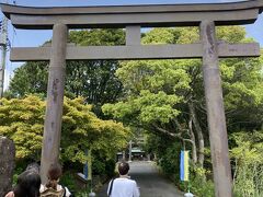 食後に来たのは水若酢（みずわかす）神社です。