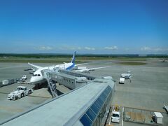 展望デッキで北の大地との別れを惜しみます。