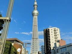 柴又から浅草方面へ
途中、スカイツリーをタッチして