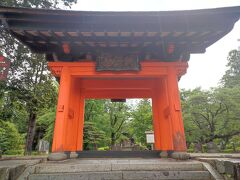 まだまだ雨は止まないですね…
ちょうどシーズンなのでサクランボ狩りでもしようかと思ったのですが、朝食の食べ過ぎで(笑)夫婦共々あまりテンションがあがらず…

恵林寺に行くことにしました。
夢窓国師が開山した臨済宗のお寺で信玄公の菩提寺です。

まずは赤門
国の重要文化財です。