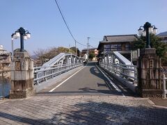嬉野温泉の名所　嬉野橋
昭和初期の昭和レトロな雰囲気を醸し出しています。
