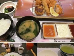 もうお腹が空いて、近くの粋花KYK あべのハルカスダイニング店
ローカルの有名チェーン店みたい。ご飯、味噌汁、サラダおかわり自由！
ムリです。
KYKはkeep you kindlyの略だそうな、ヘレはヒレのこと？