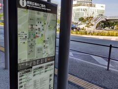 あっという間に熊本駅です。
市電ではなく、バスに乗ります。市電は１７０円、まちなかループバスは１５０円。
安さだけではなく、個人的な好みです。市電はいつも混んで座れない印象。
