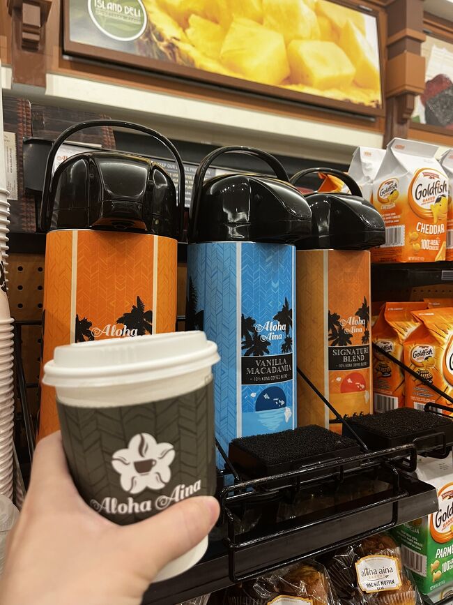 ABCの1ドルコーヒーは滞在中、毎日何回も購入します。<br />アメリカの方はあまり購入しないようで、夜まで残っている事が多かったです。<br />いつもは午前中でなくなっています。