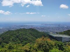 天覧台からの長め。神戸港が一望できます