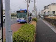  帰りは上島（東）バス停からゆとりーとラインを利用します。