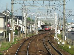 2022.05.30　名鉄岐阜ゆき特急列車車内
二ツ杁場内進行。通過線に入り、ここでダラをぶち抜く。