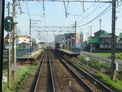 2022.05.30　名鉄岐阜ゆき特急列車車内
特急らしい走りっぷりだ。