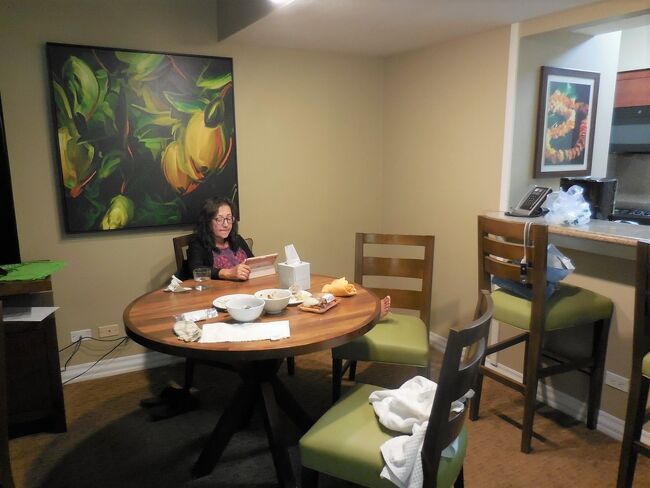 帰国出発日の朝です。<br />ハワイステイ最後のコーヒーを煎れて、軽く朝食をいただきます。