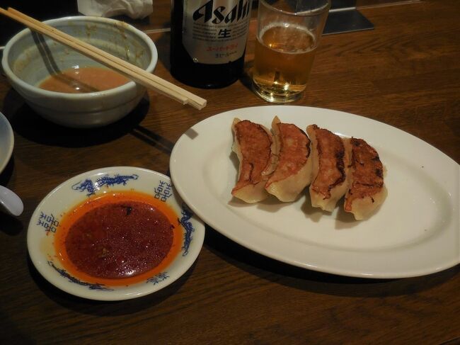 手作り餃子も、しっかりいただきます！