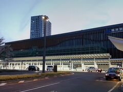 ●JR/福井駅

新しく出来た新幹線側の駅の顔。
これは、東口になります。
