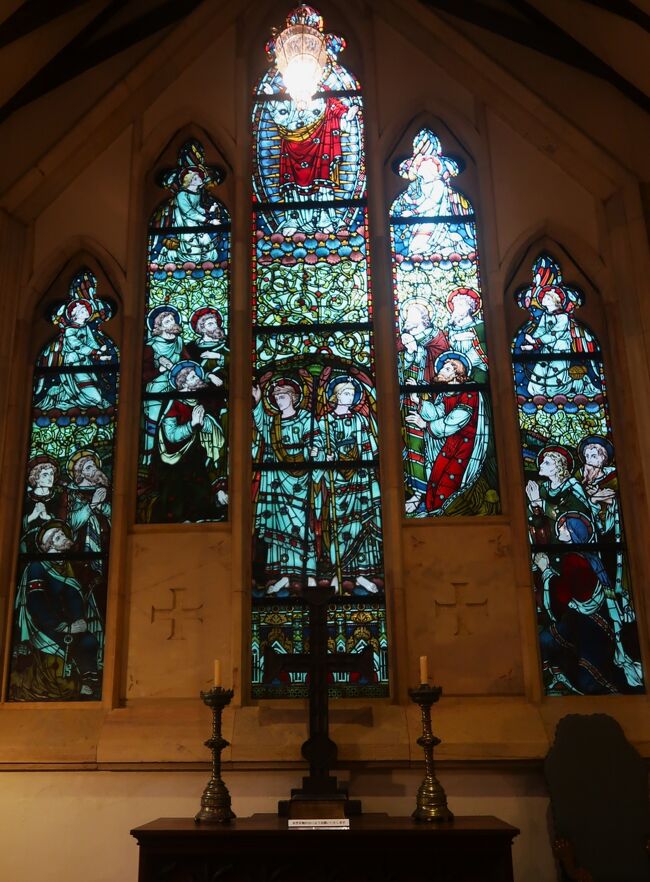 那須ステンドグラス美術館-5 窓-壁/装飾美 ☆キリストの昇天・4 那須ステンドグラス美術館-5 窓-壁/装飾美 ☆キリストの昇天・4