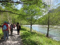 上高地梓川の清流