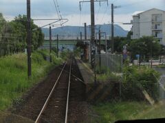 2022.06.12　鹿児島中央ゆき普通列車車内
棒駅の錦江。