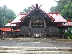 松前氏の始祖と伝わる武田信広公をおまつりする松前神社でおまいりして