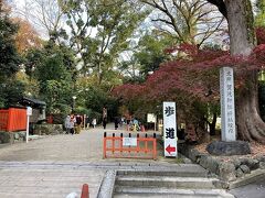 鴨川からはまあまあすぐに下鴨神社に着きました。