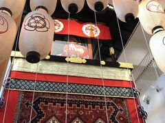漢検博物館の中に鉾がありました。来週は祇園祭、一足お先に気分を味わいました