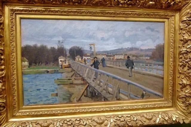2022SUMMER/AUTUMN新作 「モレの橋」アルフレッド・シスレー 絵画 