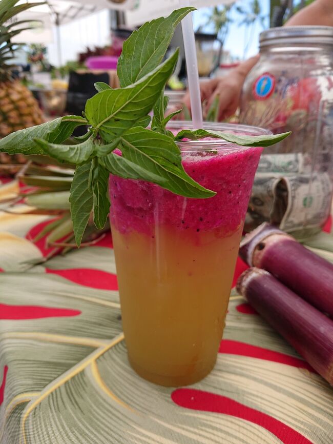 サトウキビから作ってくれました<br />天然の味～