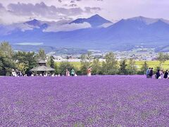 十勝岳の雲が切れた！