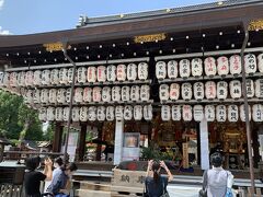 八阪神社には、祇園祭でこれから夜大活躍する山鉾が！？
