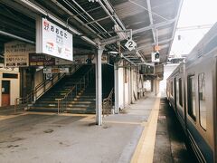 大牟田駅で小休止
