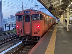 再び下関駅。北海道で引退した国鉄気動車がJR西日本ではまだ現役です。