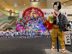 八戸三社大祭の盛り上がりがジオラマで表現されていました。