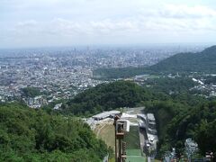 大倉山ジャンプ競技場の上から札幌方面