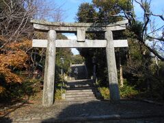 志賀島を時計回りに一周しました。ほぼ一周し終わったあたりの志賀海神社です。