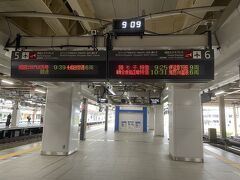 東京・新宿　JR「新宿」駅6番ホームの写真。

JR特急踊り子5号「新宿」駅　9:25発ー「伊豆熱川」駅　11:49着ー
「伊豆急下田」駅　12:26着

これから静岡県賀茂郡東伊豆町の「伊豆熱川」駅に向かいます。

2020年3月、JR特急サフィール踊り子がデビュー！
今までは「伊豆急下田」駅までスーパービュー踊り子を
利用することが多かったです。

始発が「東京」駅ではなく「池袋」駅発の「伊豆急下田」駅行きは
土日祝日しか運行していません（HP上のカレンダーで要確認！）。
誰も居ない車内を撮りたいけど、「池袋」駅までは
アクセスが面倒なので「新宿」駅から乗車することにします。

切符はえきねっとで購入しました。
えきねっとトクだ値は乗車当日までのお申込みで30％OFFになる
お得なチケット（期間限定）。	
お先にトクだ値スペシャルは20日前までのお申込みで
50％OFFになりますが取れませんでした(>_<)

JR特急踊り子で新宿駅から伊豆熱川駅までの運賃は、
おとな：特別料金（指定席特急券）2,000円×2人=4,000円
　　　　　乗車券　3,326円×2人=6,652円　（1人　5,426円）。
約2時間25分。

えきねっとで指定券の切符を購入する際にチケットレスを選択。
PCから予約をしたので、乗車するには何を見せればいいのか分からず。
SuicaやPASMOなどのICカードとの連携もちゃんとできているかを
どこで確かめればいいかわからず・・・。
いろんな駅のみどりの窓口に行って尋ねました。
駅員さんも連携ができているかを画面上で確かめられない。。
最終的にスマホでえきねっとのアプリを登録し、
JR「新宿」駅の改札でICカードをタッチして入りました。
指定席のチケット代も支払われているか一か八か試しました
（以前、登録をしたことがあるようで問題ありませんでした）。

JR「新宿」駅から「伊豆熱川」駅までの乗車券は購入していないので
当日、ICカードを利用。いつもオートチャージにしているので
残高不足で改札口が閉まるという経験はないのですが、
都内から静岡県まで行くので、多めにチャージをしていきました。

==列車情報==
(1列車目)
列車名：踊り子（伊東編成）５号（特急）
区　間：新宿(09時25分)→伊豆熱川(11時49分)
設　備：指定席
割引等：チケットレス割引（100円引き×2）
座　席：1号車 5番A席
IC番号：利用無し

座　席：1号車 5番B席
IC番号：利用無し