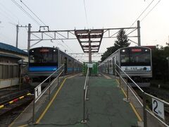 始発の仙台・あおば通行きを高城町駅で乗り捨てる。