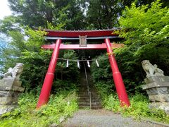 道の駅鳴沢の手前に「魔王天神社」という気になる名前の神社を見つけ行ってきました。
