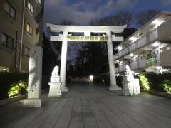 大國魂神社。
裏口です。