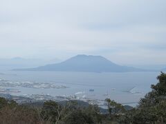 吊り橋からさらに先に展望台がありました。
なので駐車場からけっこう歩きます。
桜島が一番きれいに見える展望台でした。
彼方には霧島連山も。この展望台は寄る価値アリ、です。
