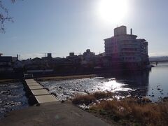 亀山公園 沈み橋