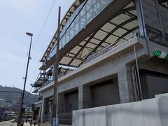 新しい長崎駅の終端。