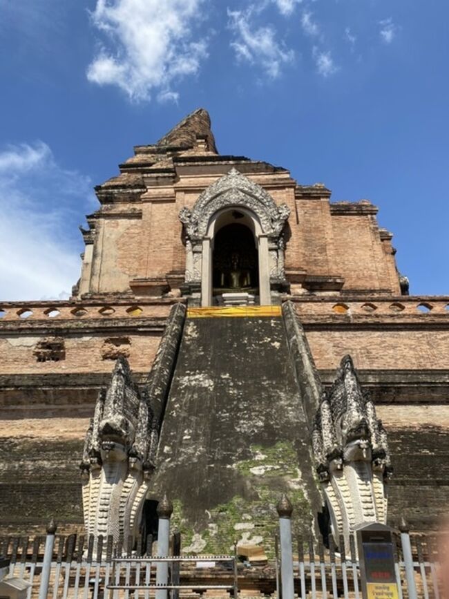 ワットチェディルアン<br />前に来たことあるけど、一番見ごたえがあったかな。