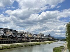 鴨川と川床エリア 
この時期の京都は初めて！