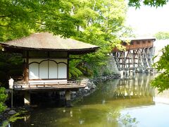 西之丸庭園内にある鳶魚閣（えんぎょかく）。