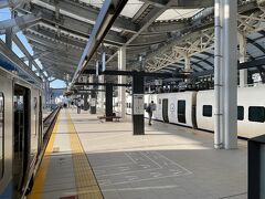 長崎駅のホームで白いカモメを見れるのもあとわずかです