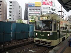 横川駅の電停も豪華、JR駅に接続する電停は豪華にしてるのね。
横川から7号線に乗って市街地へ。