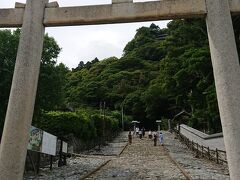 そのまま車を走らせて久能山東照宮にやってきました。
人はあまりいませんでした。