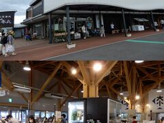 　この30分間を利用して、駅から徒歩5分程のところにある「道の駅センザキッチン」に飲み物とツマミの買い足しに向かいます。