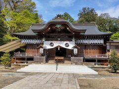 ★目的地③「須賀神社・思川桜堤」

2日目の朝、ホテル周辺を散歩しながら須賀神社へ。