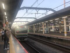 赤羽駅で高崎線高崎駅行きに乗り換え。