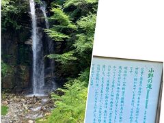 国道19号線沿いの小野の滝です。
今までは横目に見て通り過ぎるだけでしたが、初めてゆっくり見ました。