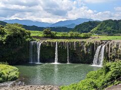 『日本のナイアガラ』とも呼ばれている『原尻の滝』
ちょっと水量は少な目でしたが、見事でした！